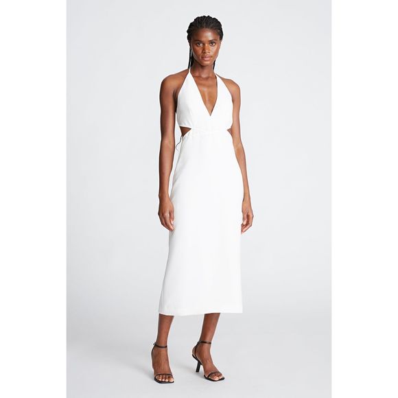 NWT Halston KAILEY DRESS IN STRETCH CREPE - Picture 1 of 11